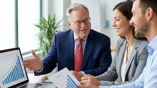 business advisor shaking hands with owner after completing exit multiple strategy