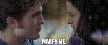 Edward looking deeply at Bella and just saying 