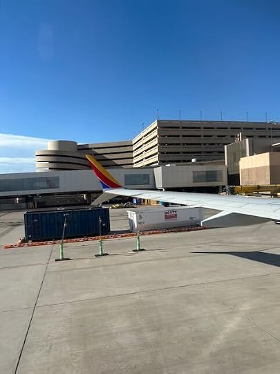 Phoenix Sky Harbor airport as seen from the airplane