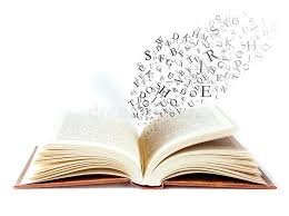 Open Book stock photo. Image of letters ...