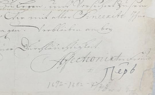 Close-up of the closing lines of a handwritten letter, composed in flowing, elegant script. 