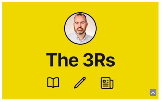 The 3Rs- Reading, writing, and research to be interested in #87