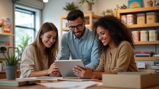 Christian retail and e-commerce business team collaborating with a faith based business coach | small business growth coach for Christian entrepreneurs
