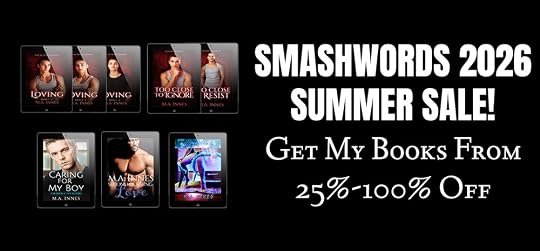 Smashwords 2026 Summer Sale! Get My Books From 25%-100% Off - blog post image by MA Innes