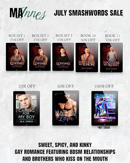 Smashwords Summer Sale 2027 promo image for MA Innes