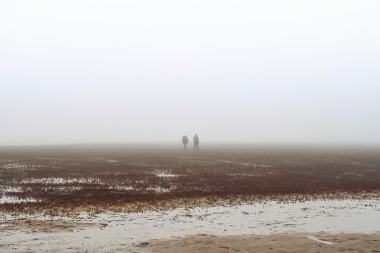 Windswept north Norfolk coast, the kind of setting readers love in J.M. Dalgliesh's crime novels.