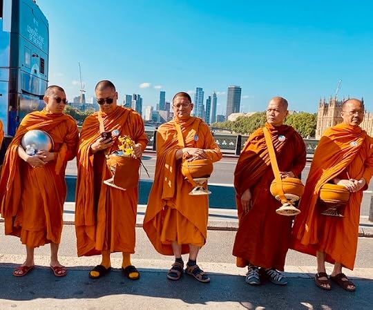 Peaceful Buddhist Monks