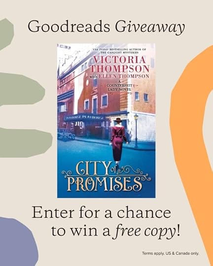 Goodreads Giveaway City of Promises