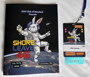 Shore Leave Badge and Program Book