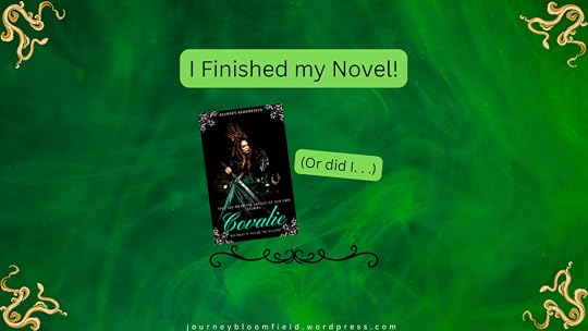 Graphic with Covalie Cover and Green Background