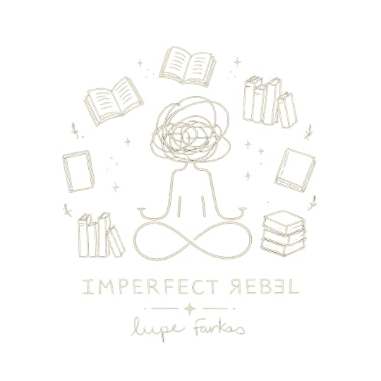 Lupe Farkas Imperfect Rebel reading logo