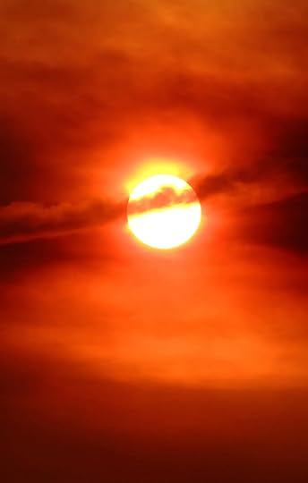 A dim and tarnished sun