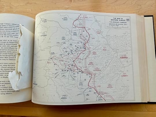 Map of the Battle of the Bulge