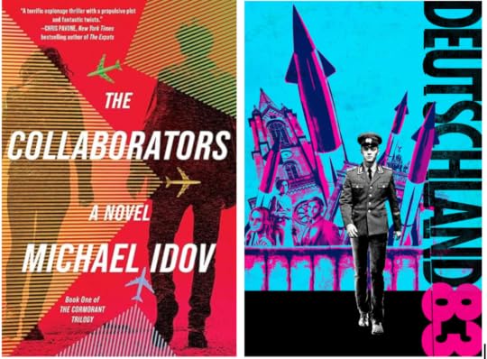 Images of The Collaborators novel and Deutschland 83 TV series.
