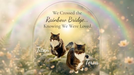 Memorial image of Terra and Titan with the words 