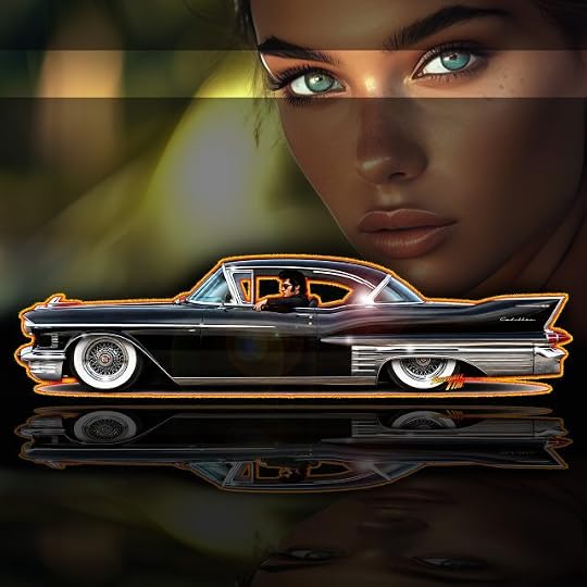 1961 Cadillac Art by Fireball Tim