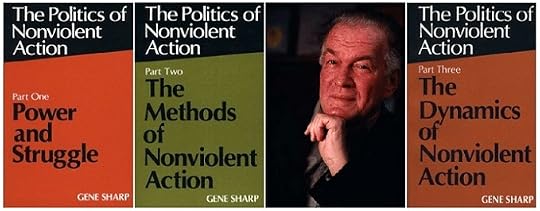 Gene Sharps 198 Methods of Non-Violent Action - a key inspiration for Mae in the build up to her fictional protest.