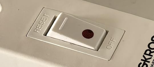 Toggle on a power strip with 