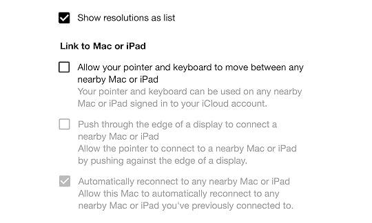 The same screen, toggles replaced with checkboxes, now makes the checked/unchecked and enabled/disabled states obvious