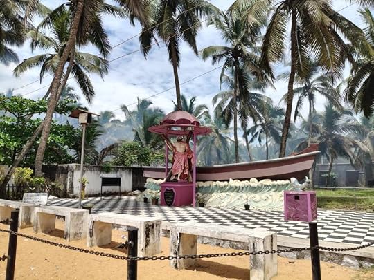 St Andrew's Shrine. Located near St Andrew's Beach, Menamkulam