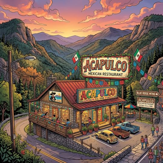 Acapulco Mexican Restaurant; Est. 1998; Blue Ridge Mtns; Open Since 1998