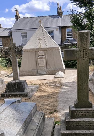 Sir Richard Burton's tomb in St Mary Magdalen Roman Catholic Church in Mortlake