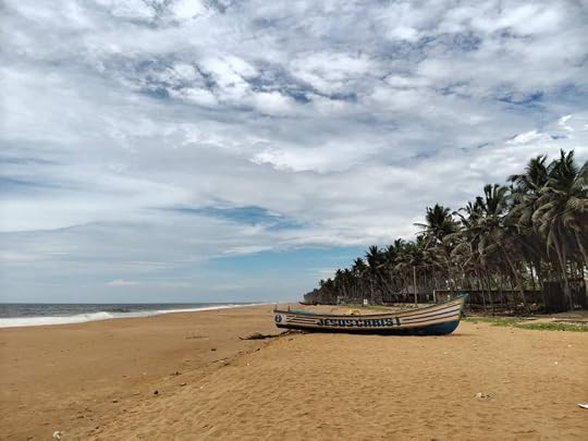 Scenes from St Andrew's Beach, near Menamkulam.