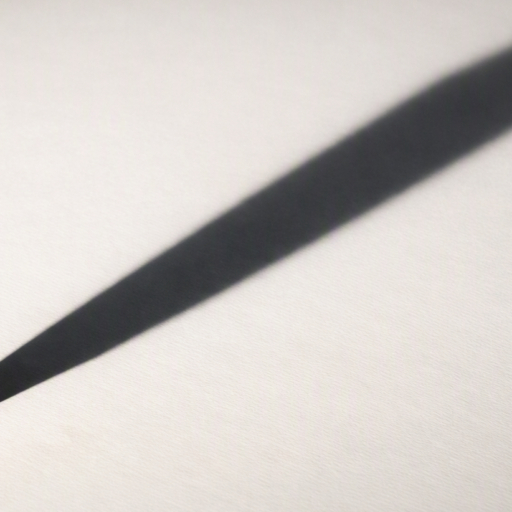 Tiny pencil casting large shadow