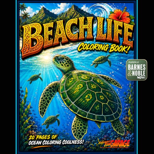 Fireball Tim Garage Coloring Books