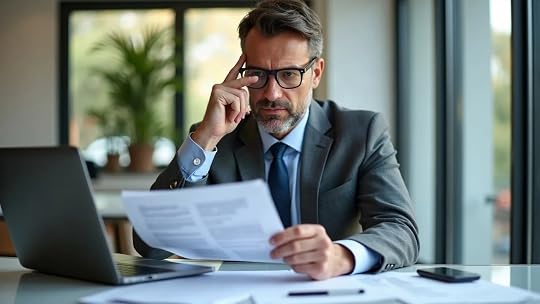 Professional business owner reviewing financial documents for seller financing: Why the Buyer Is Asking, and What It Costs You for Small Business Owners