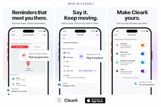 Clearli for iOS — smart habits and tasks app
