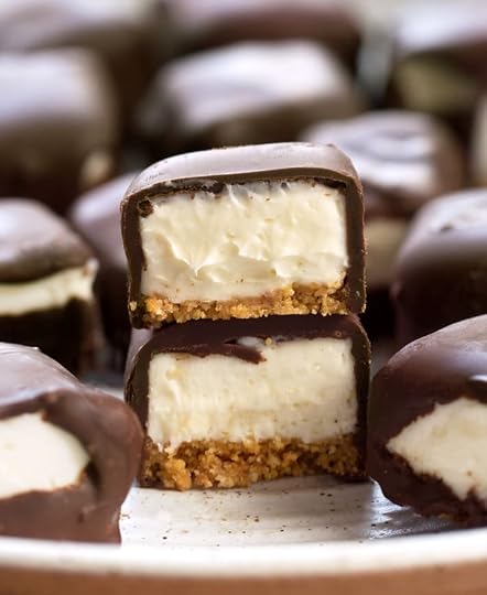 Frozen Chocolate Cheesecake Bites