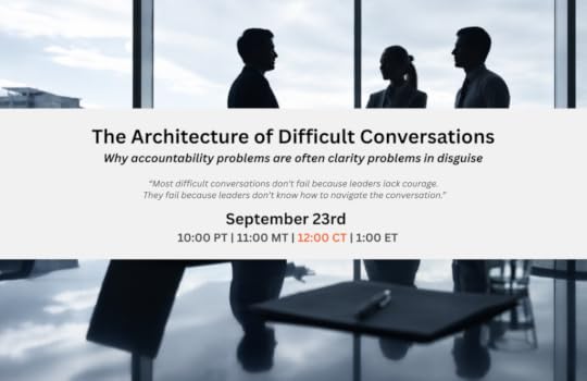 The architecture of difficult conversations