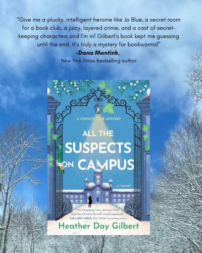 ALL THE SUSPECTS ON CAMPUS is available on NetGalley and is up for preorder now!