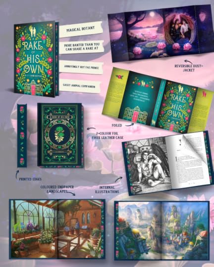 The special edition features internal illustrations, a foiled faux-leather case, coloured endpapers, printed edges, and a reversible foiled dustjacket.