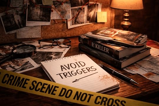 How to avoid triggers in thriller fiction - Illustration