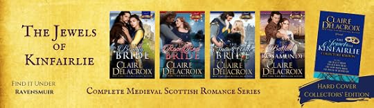 The Jewels of Kinfairlie series of medieval Scottish romances by Claire Delacroix