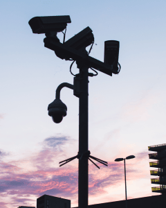 Mounted Flock camera