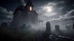 Image of spooky house.