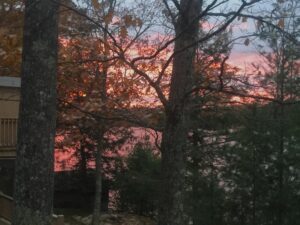 fall sunset