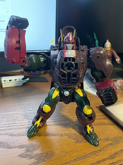 Repaint Optimus Primal in robot mode