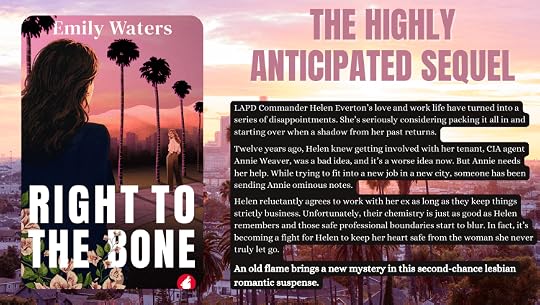 Book cover and blurb reading of Right to the Bone: the highly anticipated sequel