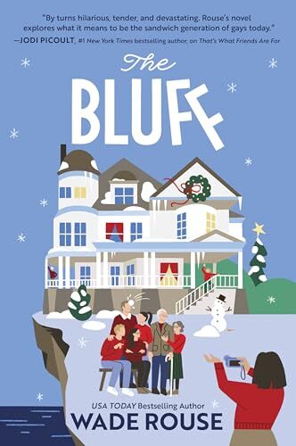 book cover of Christmas drama novel The Bluff by Wade Rouse