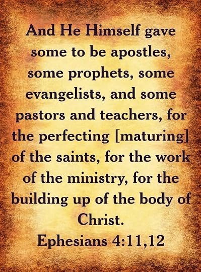 Ephesiansn 4:11,12