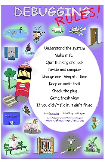 bobs review of debugging: the 9 indispensable rules for finding
